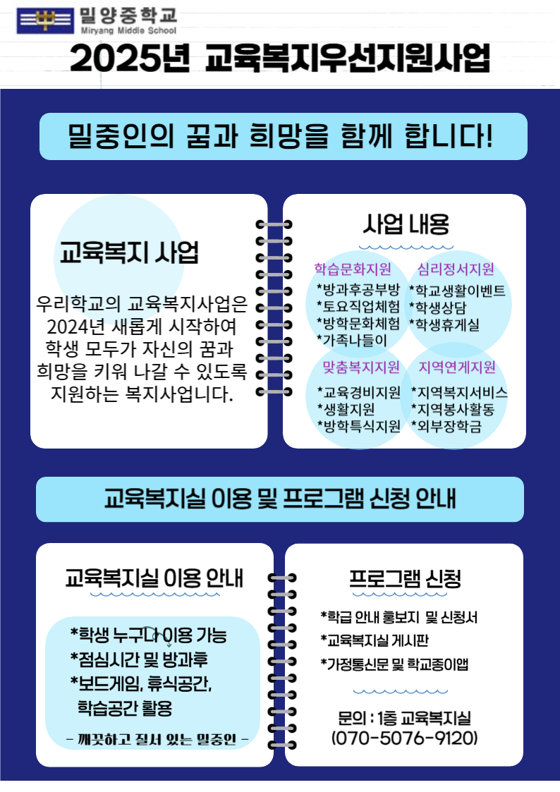 2025년 교육복지우선지원사업 안내 